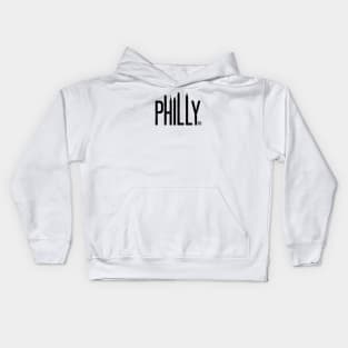 Philly Skyline (Distressed) Kids Hoodie